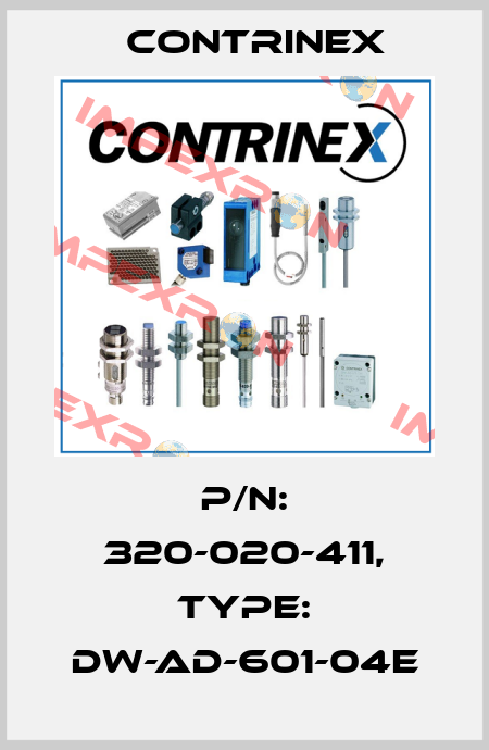 p/n: 320-020-411, Type: DW-AD-601-04E Contrinex