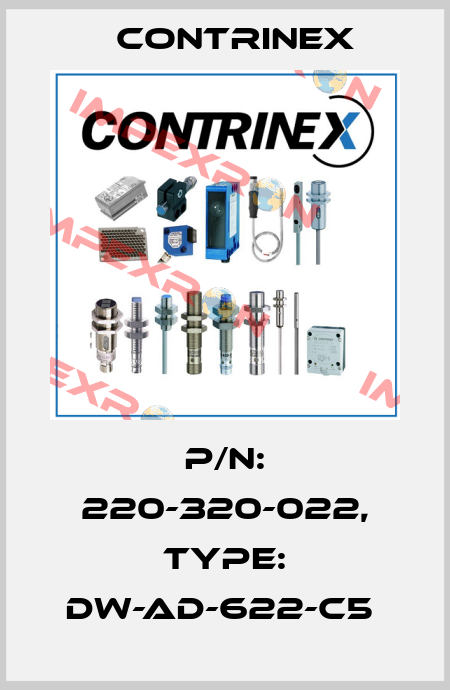 P/N: 220-320-022, Type: DW-AD-622-C5  Contrinex
