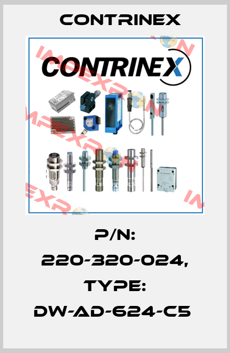 P/N: 220-320-024, Type: DW-AD-624-C5  Contrinex