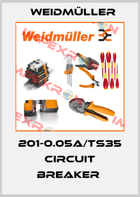201-0.05A/TS35 CIRCUIT BREAKER  Weidmüller
