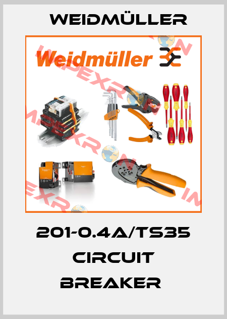 201-0.4A/TS35 CIRCUIT BREAKER  Weidmüller