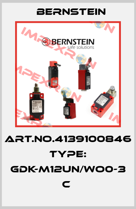 Art.No.4139100846 Type: GDK-M12UN/WO0-3              C  Bernstein
