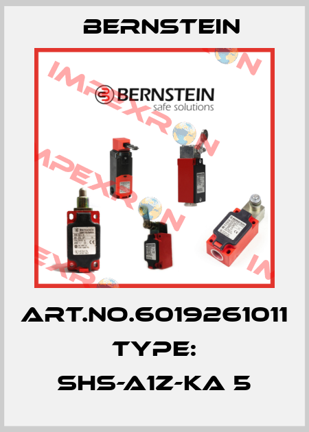 Art.No.6019261011 Type: SHS-A1Z-KA 5 Bernstein