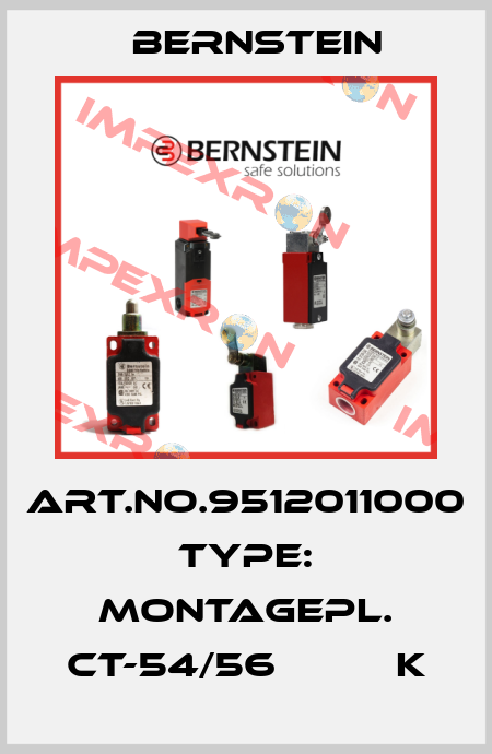 Art.No.9512011000 Type: MONTAGEPL. CT-54/56          K Bernstein