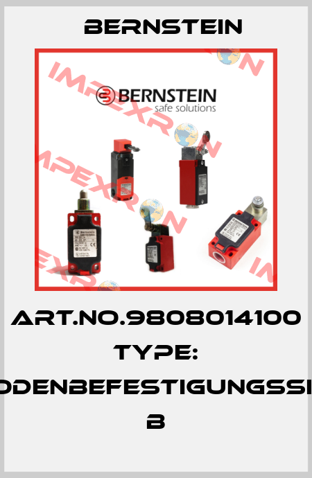 Art.No.9808014100 Type: BODENBEFESTIGUNGSSET         B Bernstein