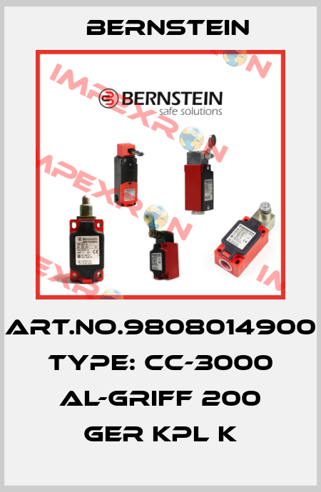 Art.No.9808014900 Type: CC-3000 AL-GRIFF 200 GER KPL K Bernstein