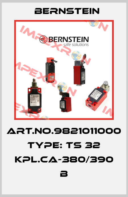 Art.No.9821011000 Type: TS 32 KPL.CA-380/390         B Bernstein