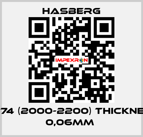 1.1274 (2000-2200) thickness 0,06mm  Hasberg