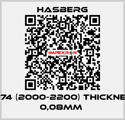 1.1274 (2000-2200) thickness 0,08mm  Hasberg