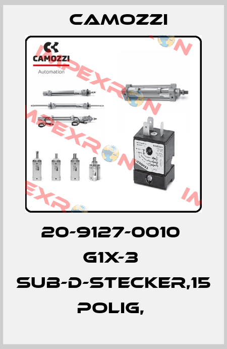 20-9127-0010  G1X-3  SUB-D-STECKER,15 POLIG,  Camozzi