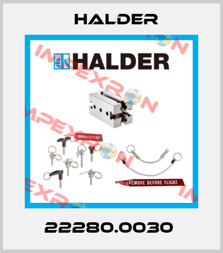 22280.0030  Halder