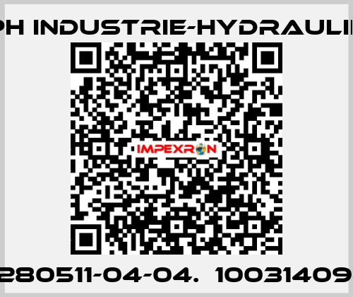 2280511-04-04.  100314097  PH Industrie-Hydraulik