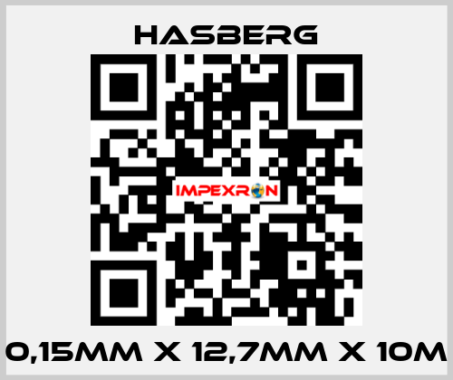 0,15MM X 12,7MM X 10M  Hasberg