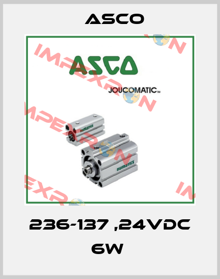 236-137 ,24VDC 6W  Asco
