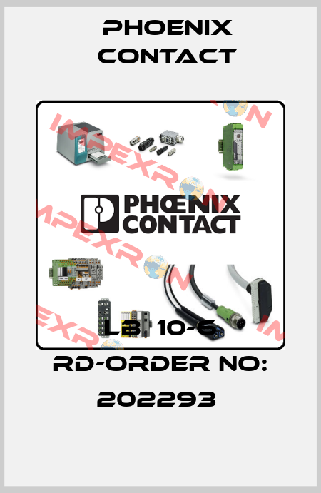 LB  10-6 RD-ORDER NO: 202293  Phoenix Contact