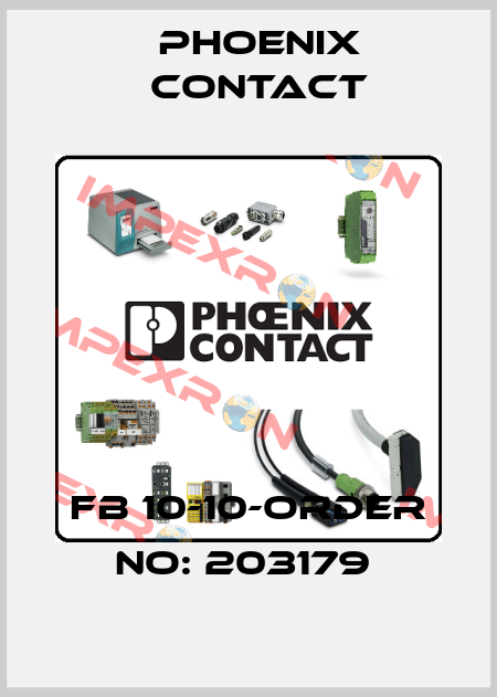FB 10-10-ORDER NO: 203179  Phoenix Contact