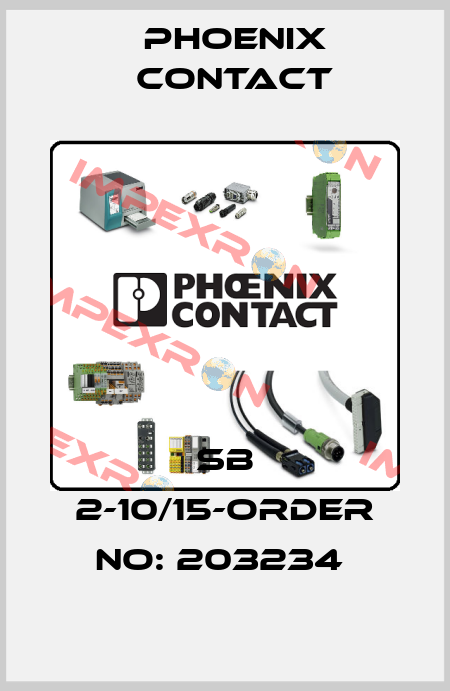 SB 2-10/15-ORDER NO: 203234  Phoenix Contact