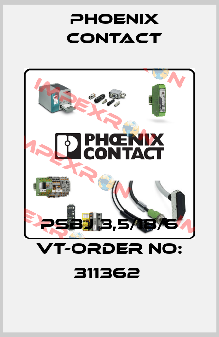PSBJ 3,5/18/6 VT-ORDER NO: 311362  Phoenix Contact