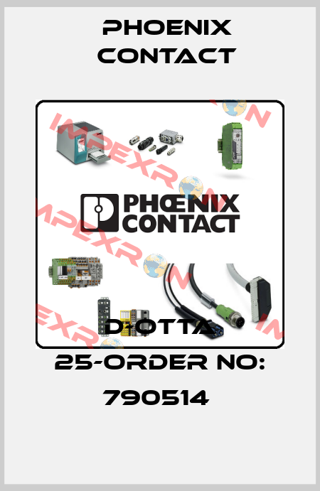 D-OTTA 25-ORDER NO: 790514  Phoenix Contact