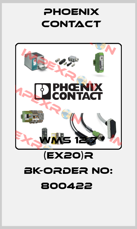 WMS 12,7 (EX20)R BK-ORDER NO: 800422  Phoenix Contact