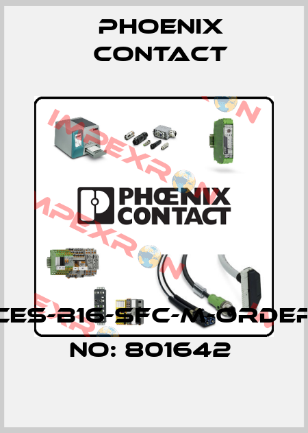 CES-B16-SFC-M-ORDER NO: 801642  Phoenix Contact