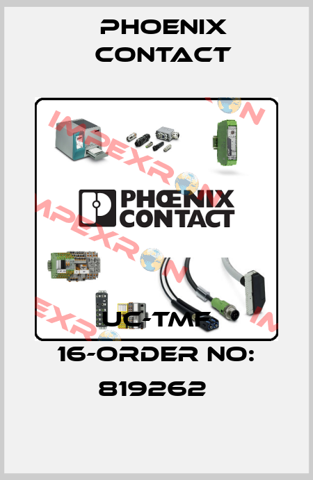 UC-TMF 16-ORDER NO: 819262  Phoenix Contact