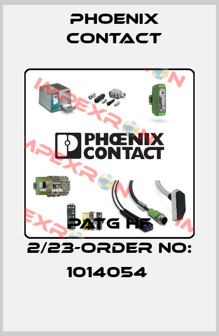 PATG HF 2/23-ORDER NO: 1014054  Phoenix Contact