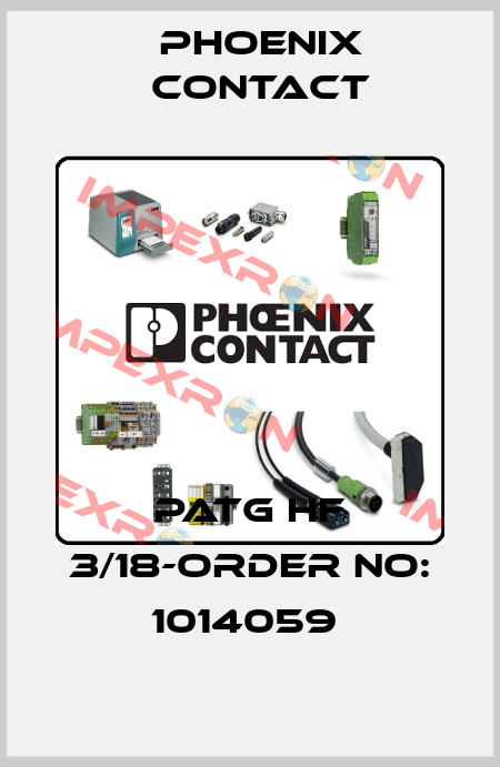 PATG HF 3/18-ORDER NO: 1014059  Phoenix Contact