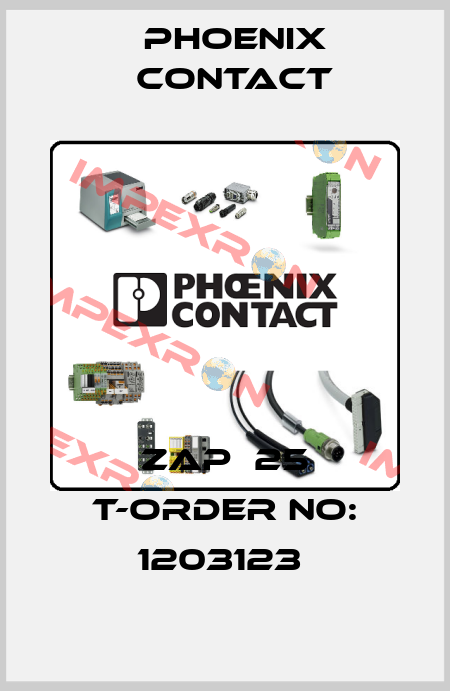 ZAP  25 T-ORDER NO: 1203123  Phoenix Contact