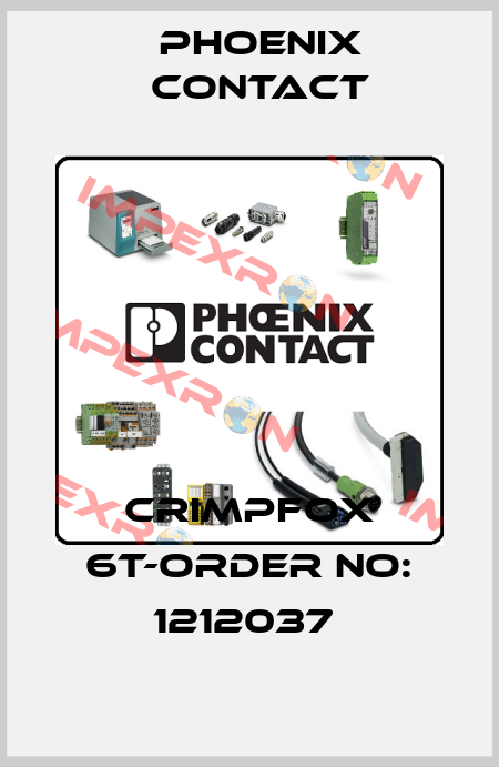 CRIMPFOX 6T-ORDER NO: 1212037  Phoenix Contact