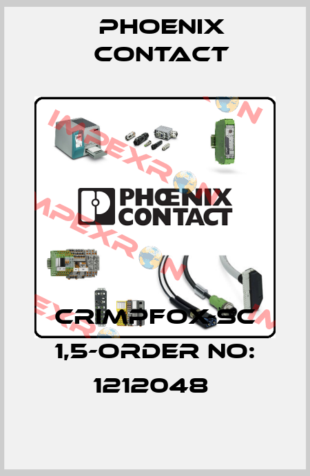 CRIMPFOX-SC 1,5-ORDER NO: 1212048  Phoenix Contact