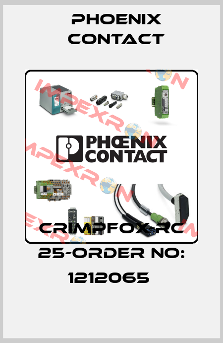 CRIMPFOX-RC 25-ORDER NO: 1212065  Phoenix Contact