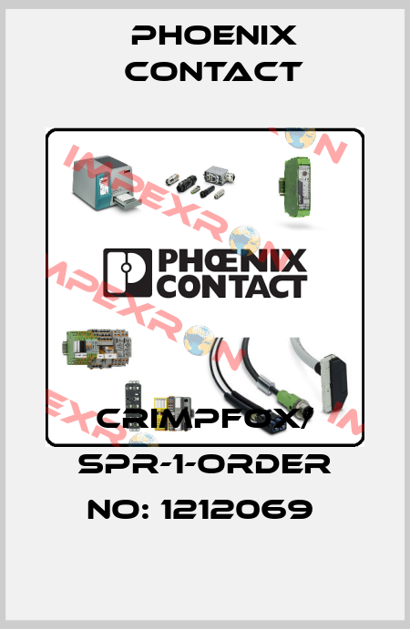 CRIMPFOX/ SPR-1-ORDER NO: 1212069  Phoenix Contact