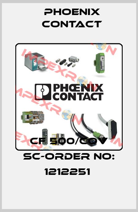 CF 500/COV SC-ORDER NO: 1212251  Phoenix Contact