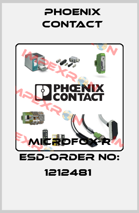 MICROFOX-R ESD-ORDER NO: 1212481  Phoenix Contact
