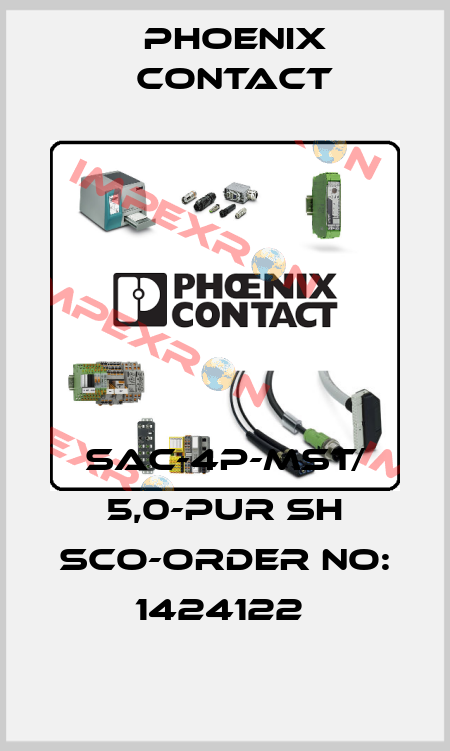 SAC-4P-MST/ 5,0-PUR SH SCO-ORDER NO: 1424122  Phoenix Contact