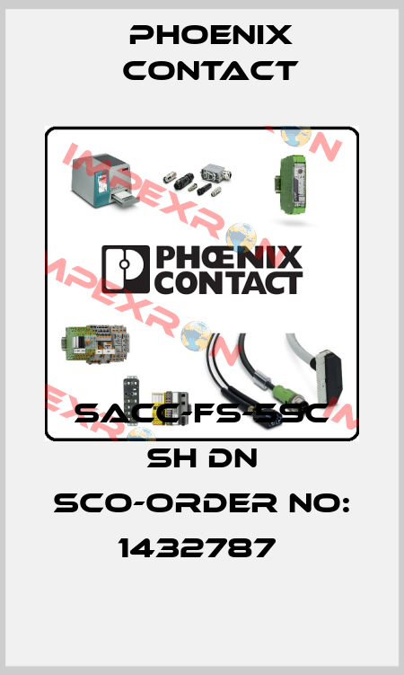 SACC-FS-5SC SH DN SCO-ORDER NO: 1432787  Phoenix Contact