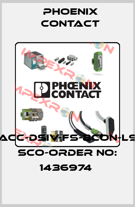 SACC-DSIV-FS-8CON-L90 SCO-ORDER NO: 1436974  Phoenix Contact
