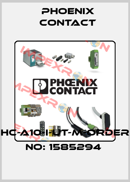 HC-A10-I-UT-M-ORDER NO: 1585294  Phoenix Contact