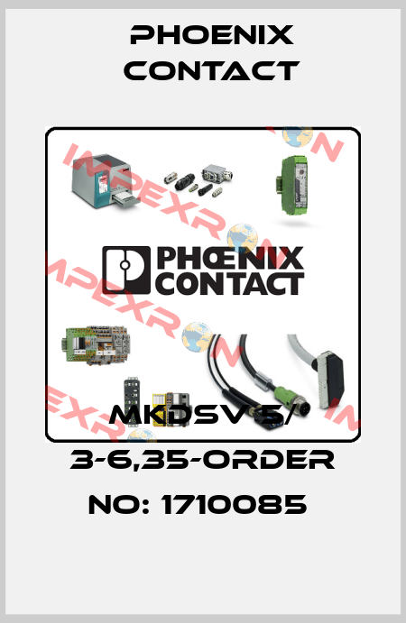 MKDSV 5/ 3-6,35-ORDER NO: 1710085  Phoenix Contact