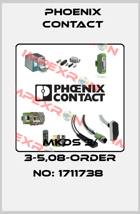 MKDS 3/ 3-5,08-ORDER NO: 1711738  Phoenix Contact
