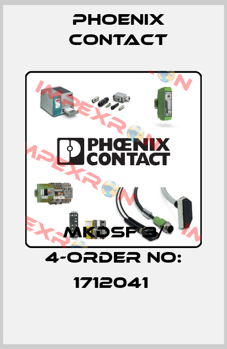 MKDSF 3/ 4-ORDER NO: 1712041  Phoenix Contact