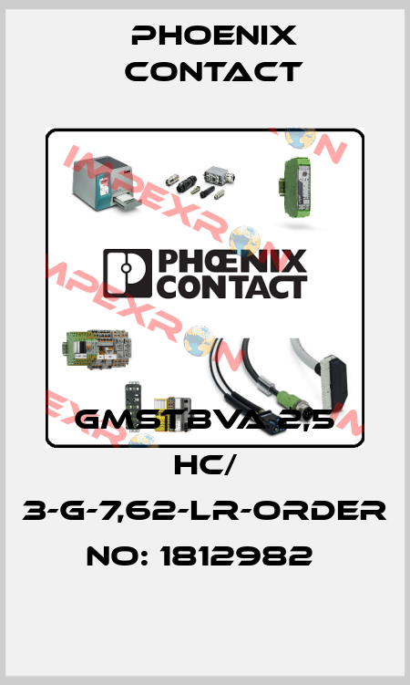 GMSTBVA 2,5 HC/ 3-G-7,62-LR-ORDER NO: 1812982  Phoenix Contact