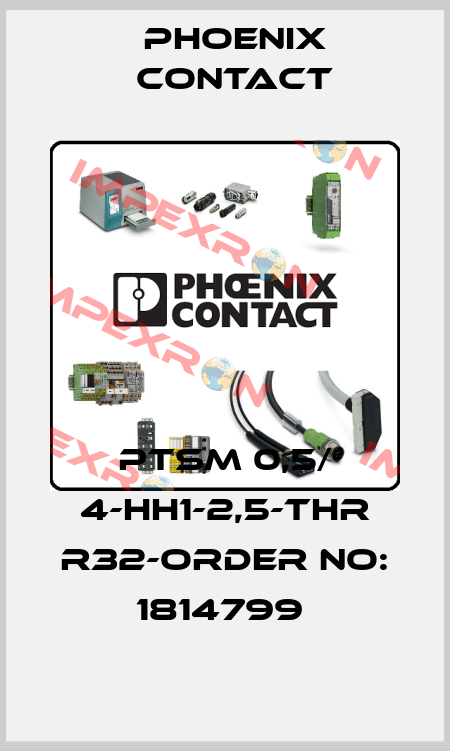 PTSM 0,5/ 4-HH1-2,5-THR R32-ORDER NO: 1814799  Phoenix Contact