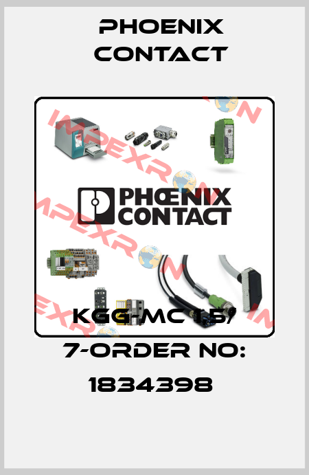 KGG-MC 1,5/ 7-ORDER NO: 1834398  Phoenix Contact