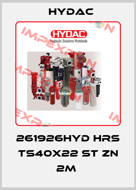 261926HYD HRS TS40X22 ST ZN 2M  Hydac