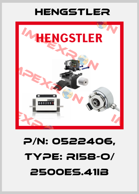 p/n: 0522406, Type: RI58-O/ 2500ES.41IB Hengstler