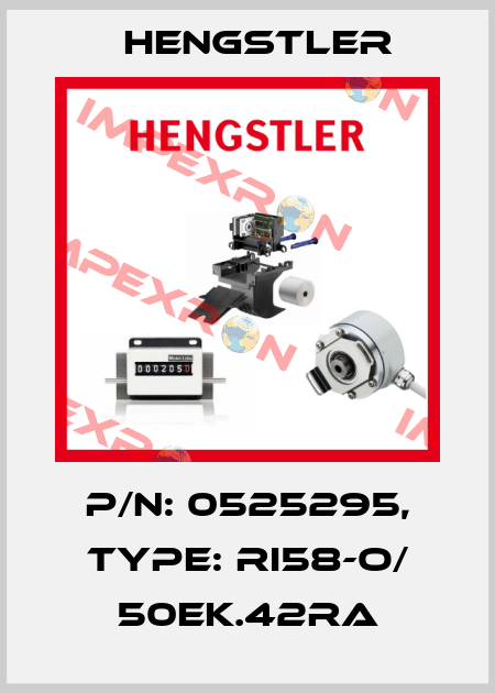 p/n: 0525295, Type: RI58-O/ 50EK.42RA Hengstler