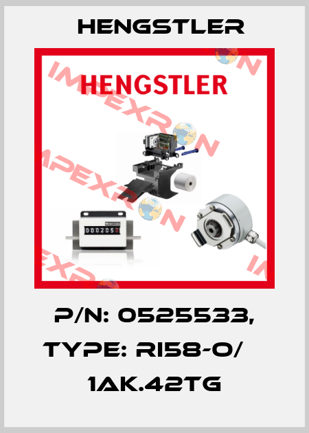 p/n: 0525533, Type: RI58-O/    1AK.42TG Hengstler