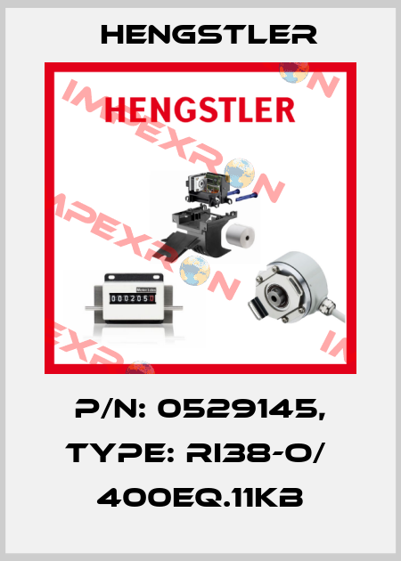 p/n: 0529145, Type: RI38-O/  400EQ.11KB Hengstler